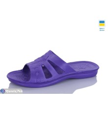 Шлепки жіночі на літо (6 пар р.36-41) фіолетовий  "LINKA"