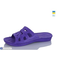 Шлепки жіночі на літо (6 пар р.36-41) фіолетовий  "LINKA"