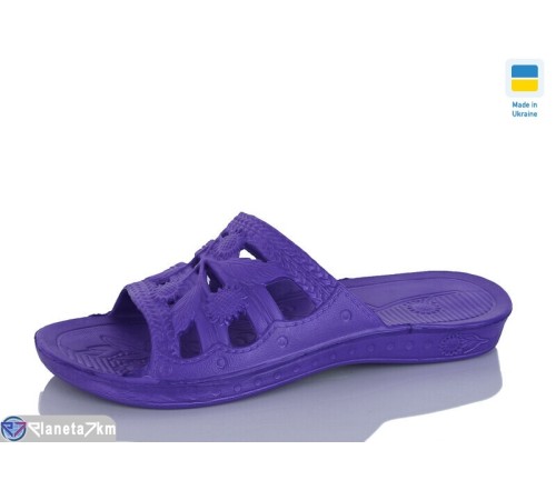 Шлепки жіночі на літо (6 пар р.36-41) фіолетовий  "LINKA"