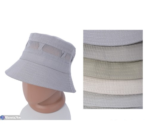Панама чоловіча на літо (5 шт. р.сетка One size) мікс  "CAROLLA"