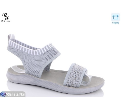Босоніжки жіночі на літо (8 пар р.36-41) сірий  "Red Sun"
