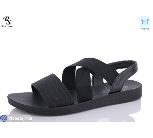 Босоніжки жіночі на літо (8 пар р.36-41) чорний  "Red Sun"