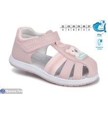 Дитячі босоніжки на літо (8 пар р.22-27) рожевий  "Normashoes"
