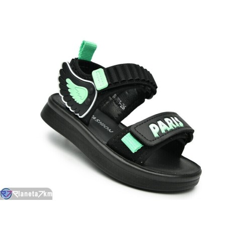 Дитячі босоніжки на літо (10 пар р.26-30) чорний  "Normashoes"