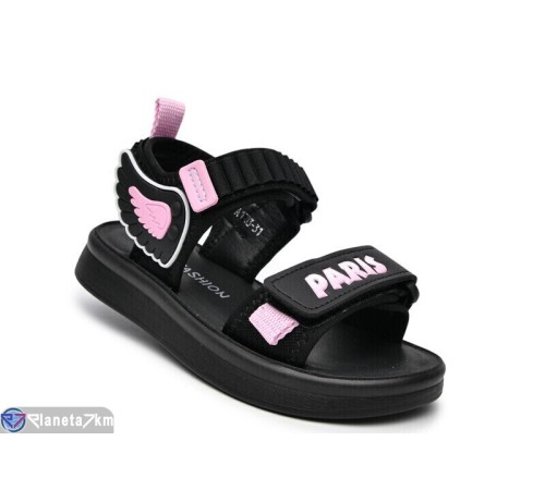 Дитячі босоніжки на літо (14 пар р.31-37) чорний  "Normashoes"