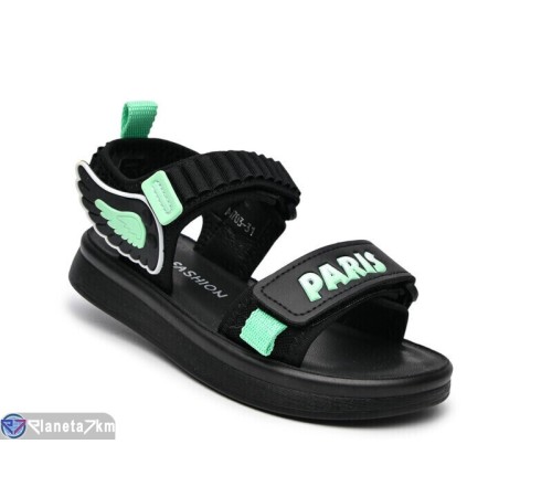 Дитячі босоніжки на літо (14 пар р.31-37) чорний  "Normashoes"