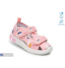 Тапки дитячі на весну/осінь (12 пар р.23-28) рожевий  "Normashoes"