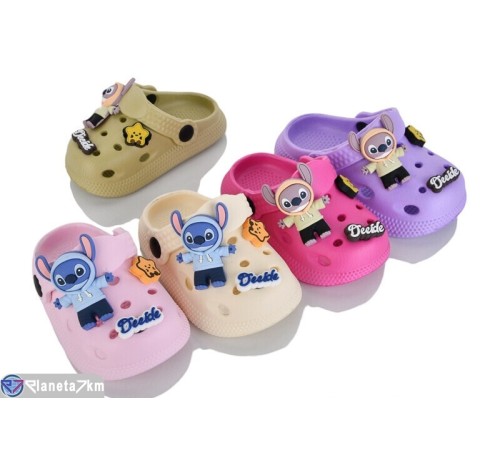 Кроки дитячі на літо (12 пар р.18-23) мікс  "LUXORIS"