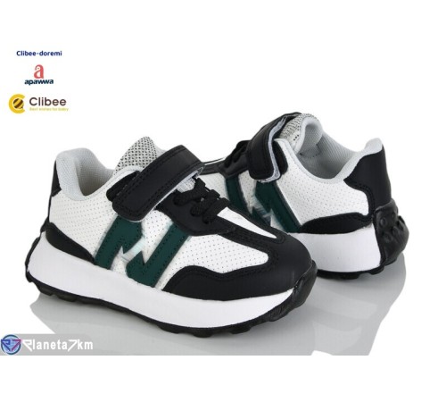 Дитячі кросівки на весну/осінь (6 пар р.22-27) чорний  "BELIES-D"