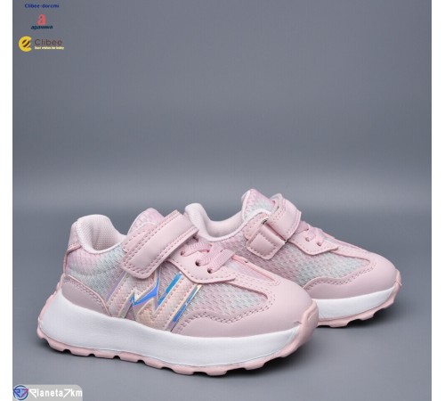 Дитячі кросівки на весну/осінь (6 пар р.22-27) рожевий  "BELIES-D"