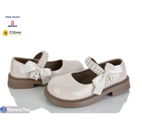 Дитячі туфлі на весну/осінь (6 пар р.26-31) бежевий  "BELIES-D"