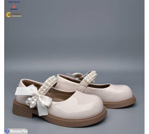 Дитячі туфлі на весну/осінь (6 пар р.26-31) бежевий  "BELIES-D"