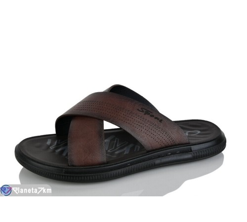 Шлепки чоловічі на літо (8 пар р.40-45) коричневий  "REDPUB"