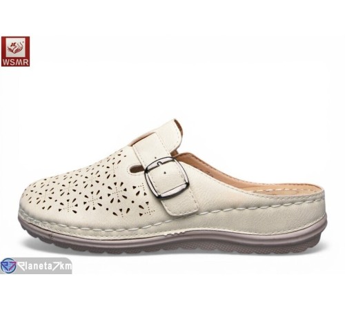 Шлепки жіночі на літо (8 пар р.37-42) бежевий  "WSMR"