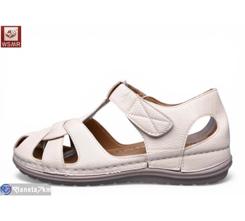 Босоніжки жіночі на літо (8 пар р.36-41) бежевий  "WSMR"