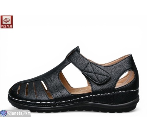 Босоніжки жіночі на літо (8 пар р.36-41) чорний  "WSMR"