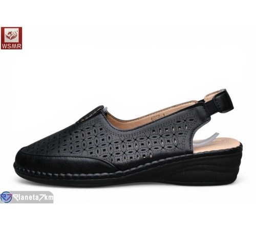 Босоніжки жіночі на літо (8 пар р.37-42) чорний  "WSMR"