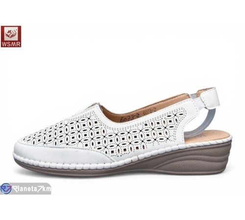 Босоніжки жіночі на літо (8 пар р.37-42) білий  "WSMR"