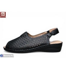 Босоніжки жіночі на літо (8 пар р.37-42) чорний  "WSMR"