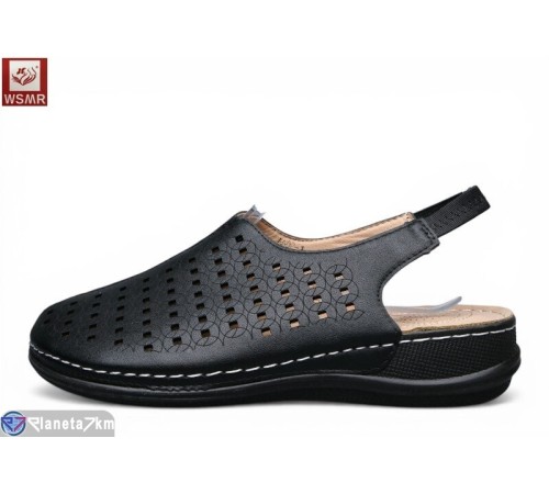 Босоніжки жіночі на літо (8 пар р.40-43) чорний  "WSMR"