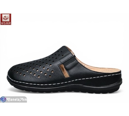 Шлепки жіночі на літо (8 пар р.40-43) чорний  "WSMR"