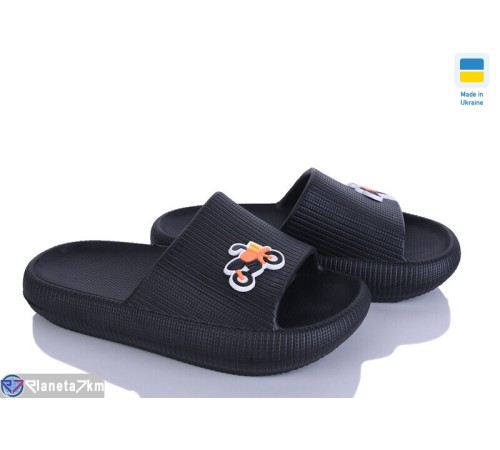 Шлепки дитячі на літо (6 пар р.24-29) чорний  "Ladmir"