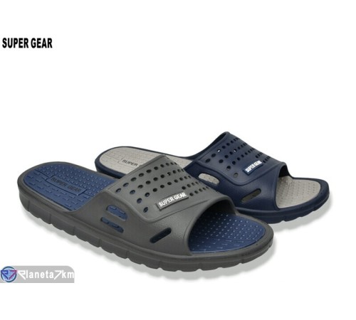Шлепки чоловічі на літо (12 пар р.47-49) мікс  "Super Gear"