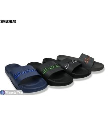 Шлепки чоловічі на літо (12 пар р.40-45) мікс  "Super Gear"
