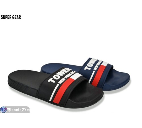 Шлепки дитячі на літо (12 пар р.36-41) мікс  "Super Gear"