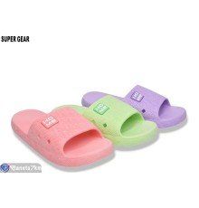 Шлепки жіночі на літо (12 пар р.36-41) мікс  "Super Gear"