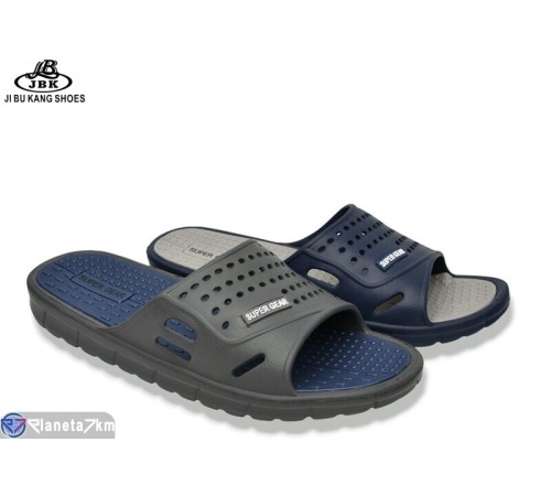 Шлепки чоловічі на літо (12 пар р.47-49) мікс  "Jibukang"