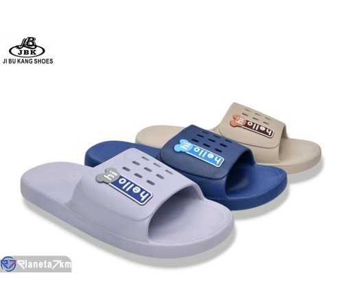 Шлепки чоловічі на літо (12 пар р.40-45) мікс  "Jibukang"