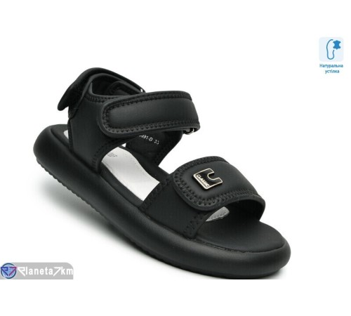 Дитячі босоніжки на літо (8 пар р.33-38) чорний  "TOMMY"