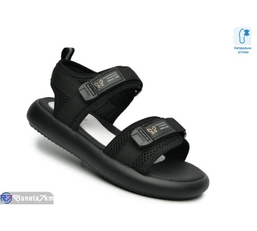 Дитячі босоніжки на літо (8 пар р.33-38) чорний  "TOMMY"