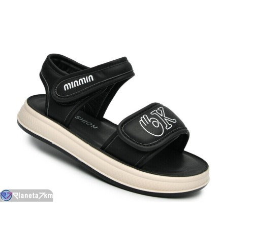 Дитячі босоніжки на літо (14 пар р.31-37) чорний  "TOMMY"