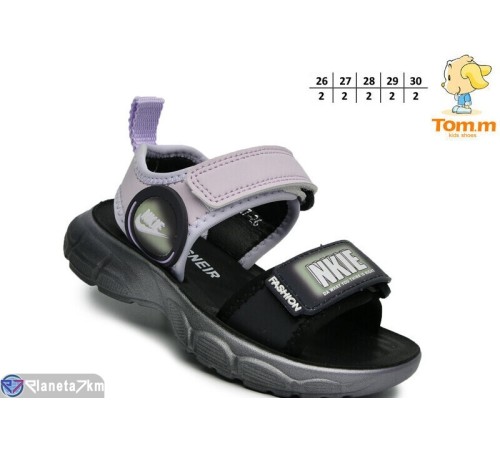 Дитячі босоніжки на літо (10 пар р.26-30) фіолетовий  "TOMMY"