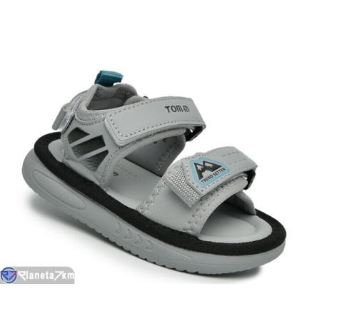 Сандалі дитячі на літо (8 пар р.23-28) сірий  "TOMMY"