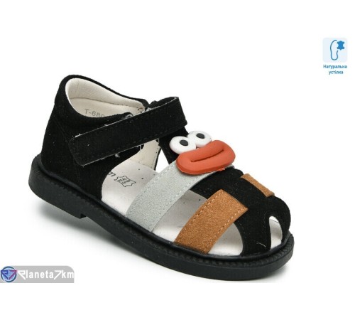 Дитячі босоніжки на літо (8 пар р.23-28) чорний  "TOMMY"