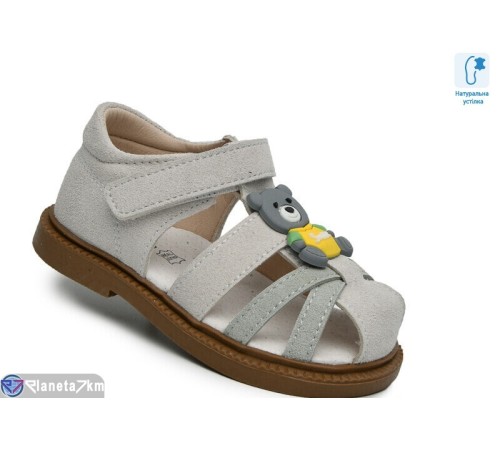 Дитячі босоніжки на літо (8 пар р.23-28) сірий  "TOMMY"