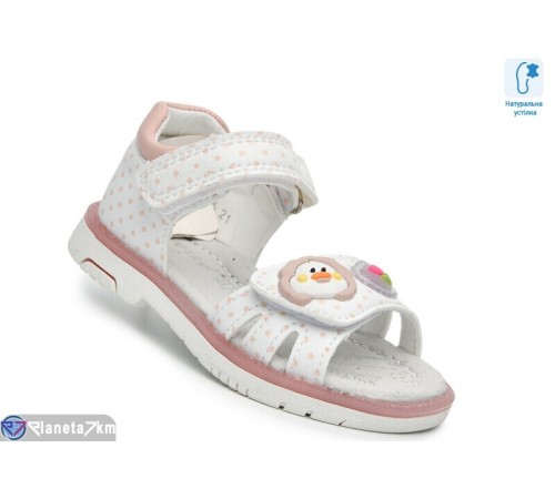 Дитячі босоніжки на літо (8 пар р.21-26) білий  "TOMMY"