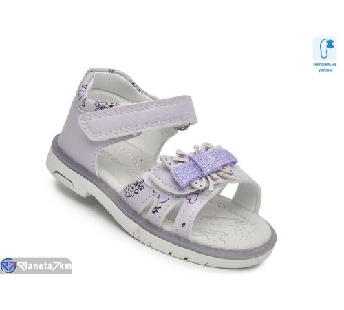 Дитячі босоніжки на літо (8 пар р.21-26) фіолетовий  "TOMMY"