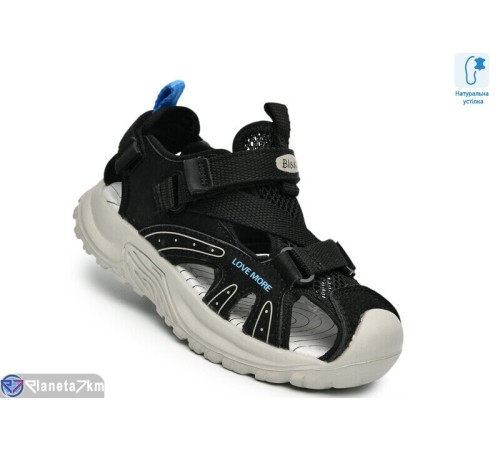 Сандалі дитячі на літо (8 пар р.27-32) чорний  "TOMMY"