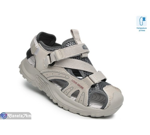 Сандалі дитячі на літо (8 пар р.27-32) сірий  "TOMMY"