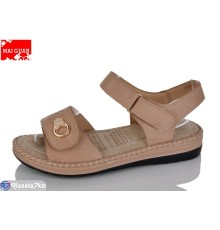 Босоніжки жіночі на літо (8 пар р.37-42) коричневий  "Maiguan"