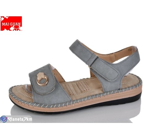 Босоніжки жіночі на літо (8 пар р.37-42) сірий  "Maiguan"