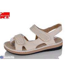 Босоніжки жіночі на літо (8 пар р.37-42) бежевий  "Maiguan"