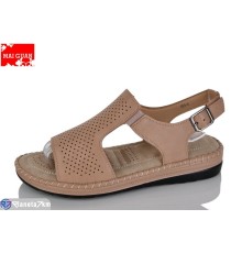 Босоніжки жіночі на літо (8 пар р.37-42) коричневий  "Maiguan"