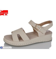 Босоніжки жіночі на літо (8 пар р.36-41) бежевий  "Maiguan"