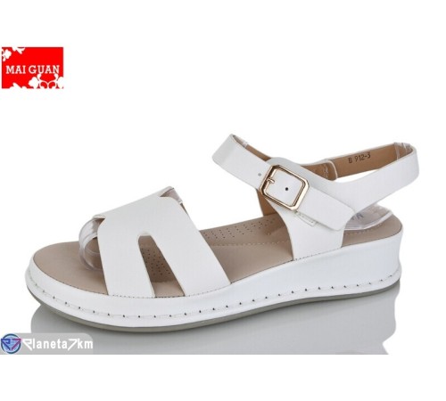 Босоніжки жіночі на літо (8 пар р.36-41) білий  "Maiguan"