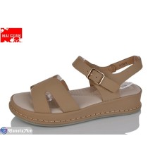 Босоніжки жіночі на літо (8 пар р.36-41) коричневий  "Maiguan"